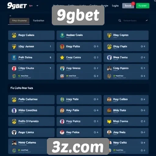 Análise das funcionalidades do site 9gbet